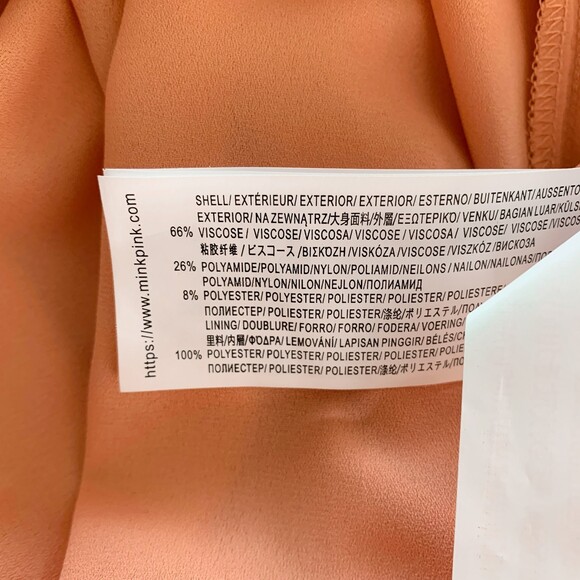 MINKPINK Nerang mini dress tie waist puff sleeves size small - Picture 12 of 12